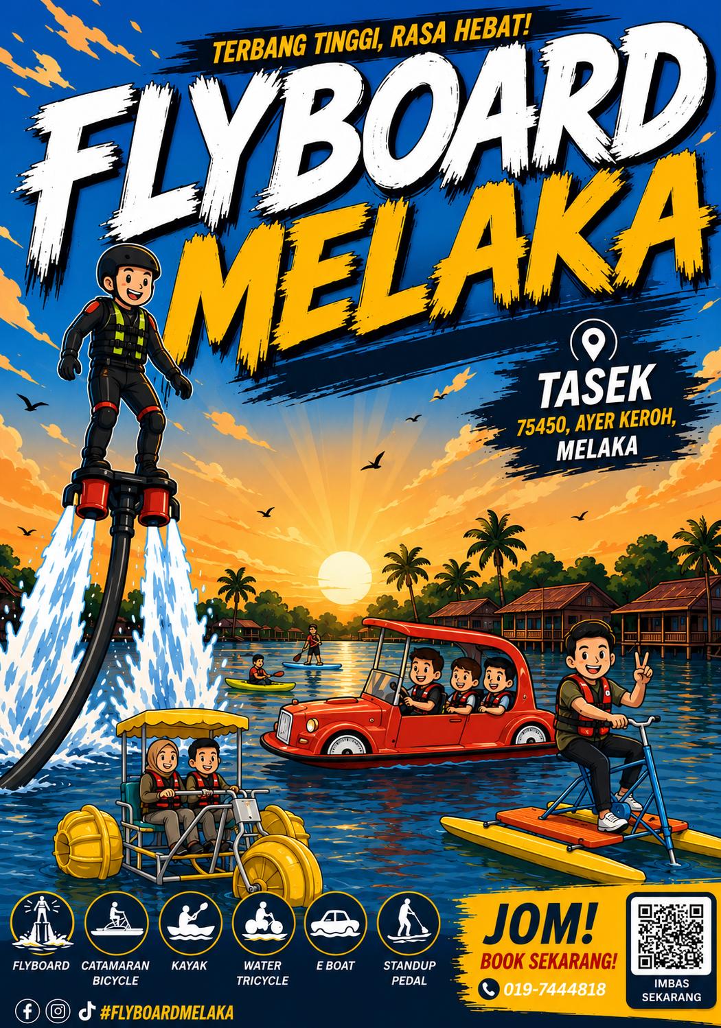 Flyboard Melaka promotion